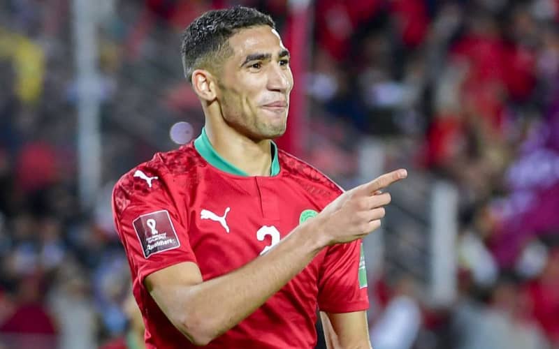 achraf hakimi blessure