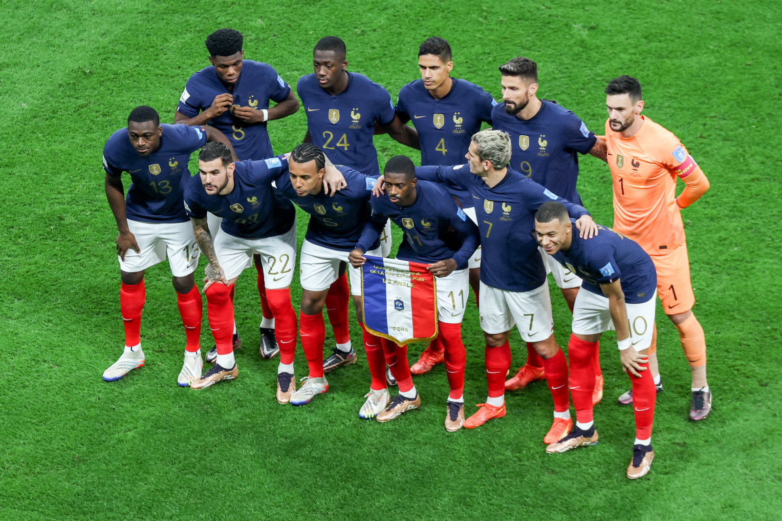 avec des cadres deja presents lors du titre de 2018 cette equipe de france est en passe de marquer l histoire des bleus d une maniere inedite photo sipasergei bobylev 1671287380