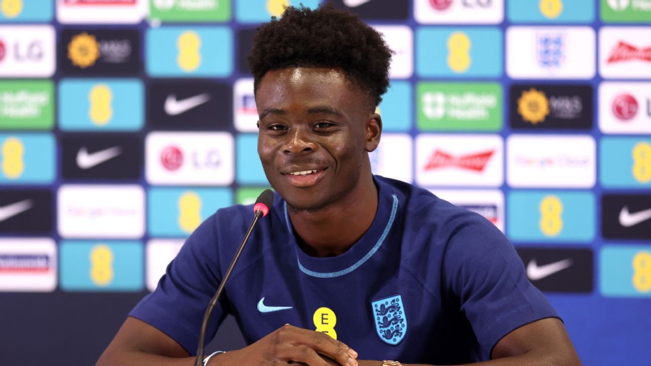 Coupe du monde : Saka nomme un joueur exceptionnel dans l’équipe d’Angleterre