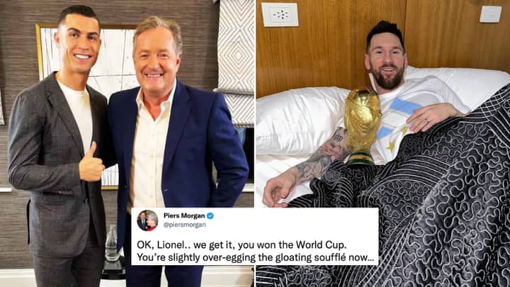 Piers Morgan accuse Lionel Messi de « jubiler » dans ses posts Instagram après la victoire en Coupe du monde.