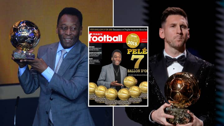 Pelé a le même nombre de Ballon d’Or que Lionel Messi selon France Football