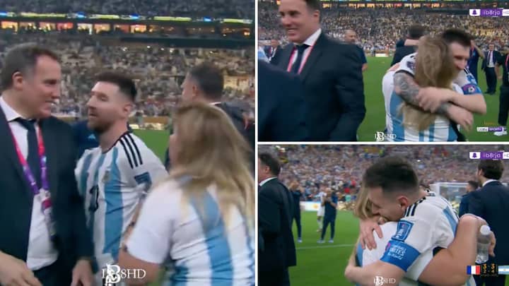 Lionel Messi surpris par sa mère après avoir remporté la Coupe du monde, c’est tellement sain !