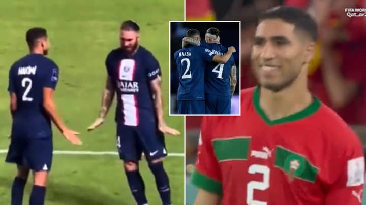 Les fans pensent qu’Achraf Hakimi a rendu hommage à Ramos en se dandinant après la victoire du Maroc sur l’Espagne.