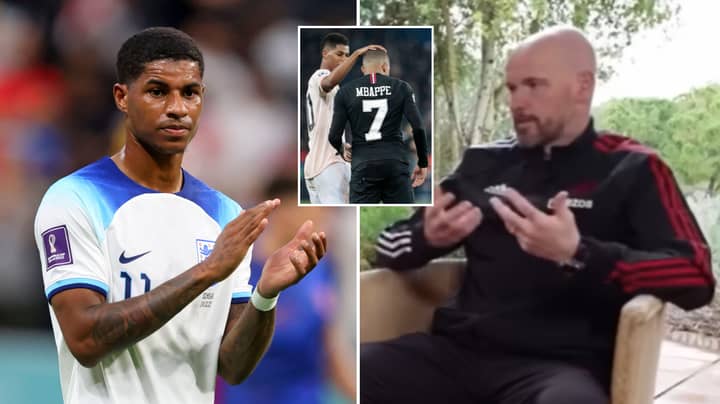 « Il n’y a presque pas de meilleur joueur au monde » : Rashford comparé à Mbappé par Ten Hag