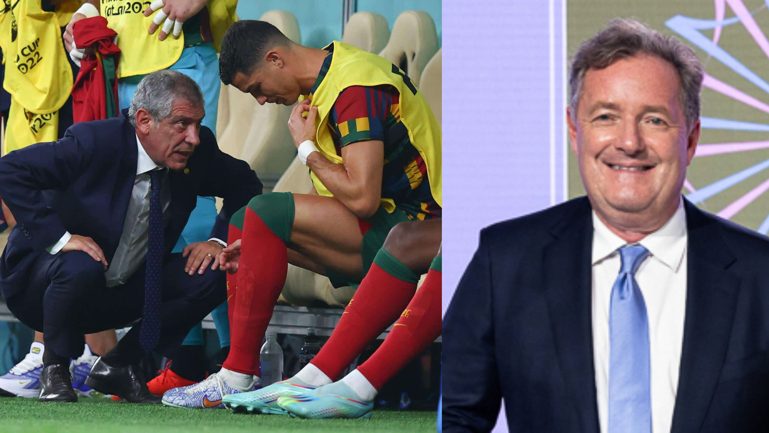 Coupe du monde : Piers Morgan réagit à la décision du sélectionneur du Portugal de mettre Ronaldo sur le banc de touche contre la Suisse