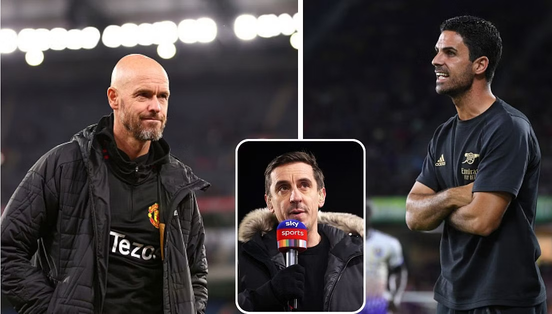 Gary Neville prédit le choc Arsenal contre Man Utd