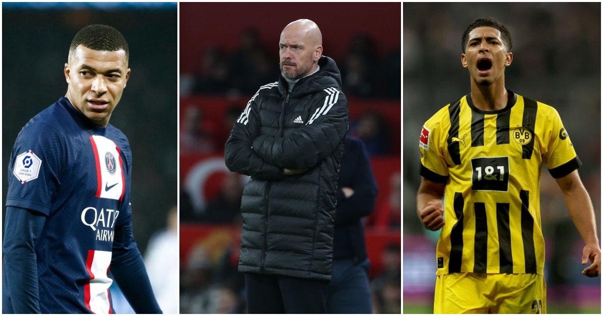 Ten Hag révèle pourquoi il ne peut pas signer Mbappe et Bellingham