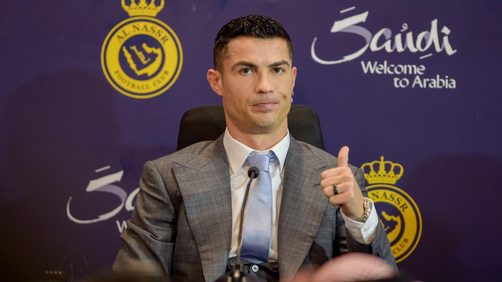 Cristiano Ronaldo Al Nassr press conference 010423 169