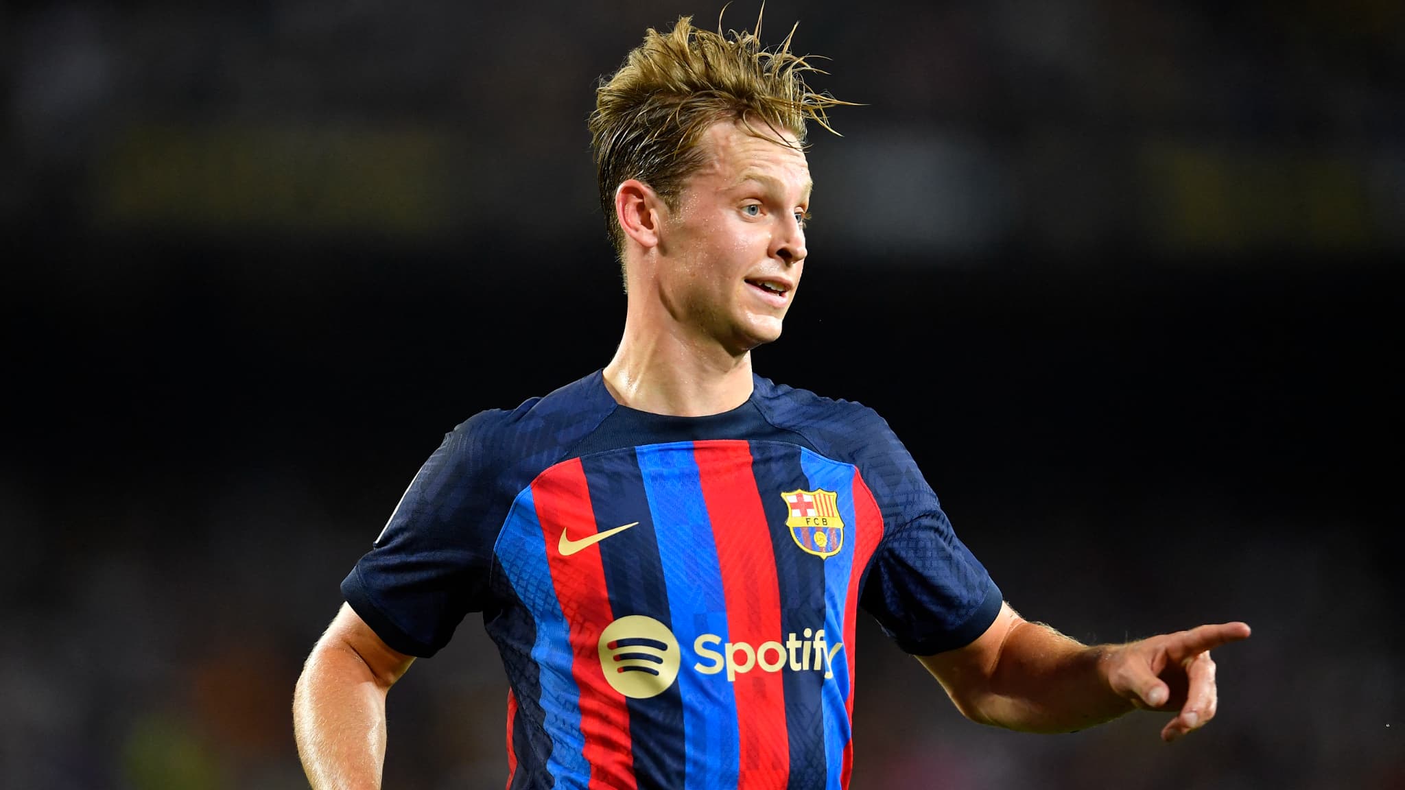 Frenkie de Jong avec le Barca face au Rayo Vallecano le 13 aout 2022 1465545