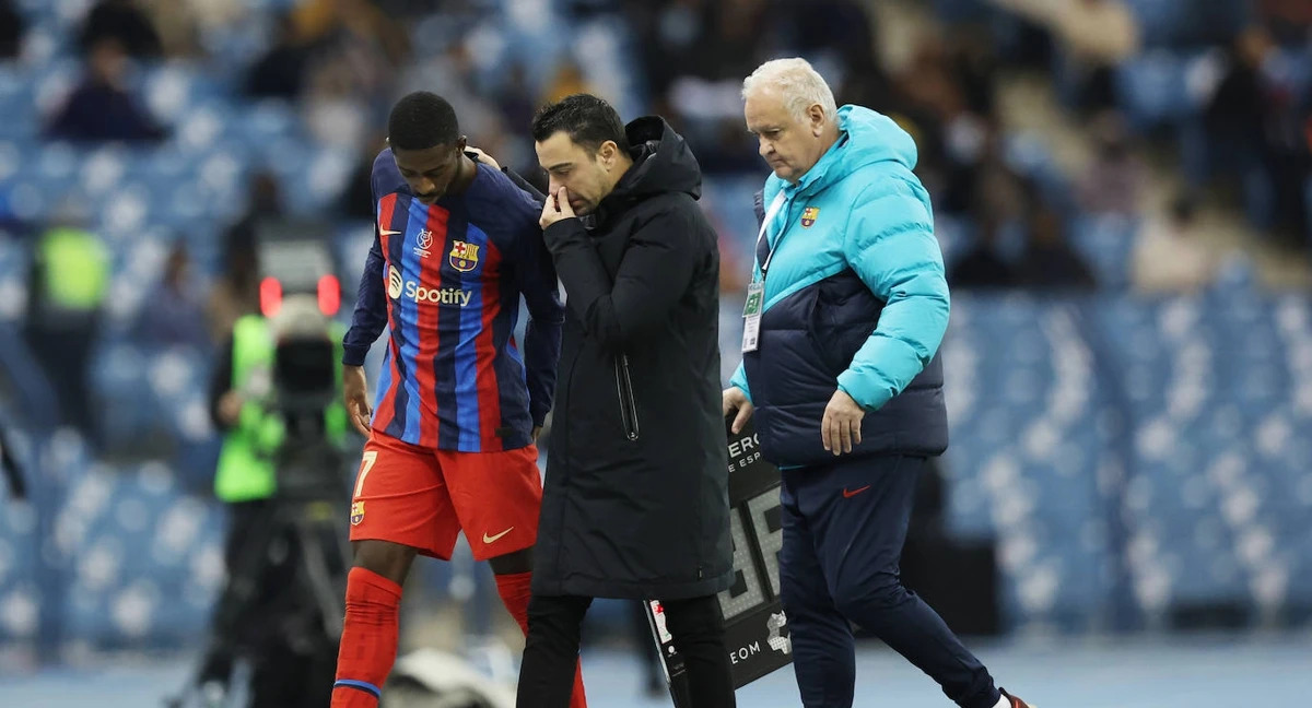 Barça – Real: Le verdict est connu pour Frenkie De Jong et Dembélé, remplacés après un malaise