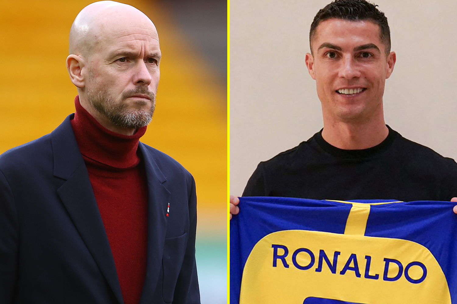 Ten Hag refuse de commenter le transfert de Ronaldo à Al Nassr