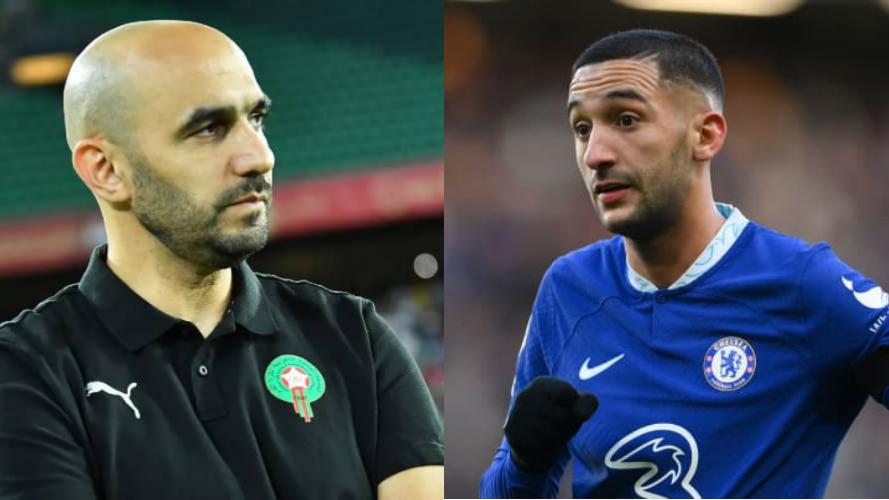 « J’ai été clair », Regragui donne un avis honnête sur un probable départ de Ziyech au PSG