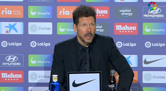 Atlético – Real : Simeone révèle ce qu'il a dit à Courtois après l'incident