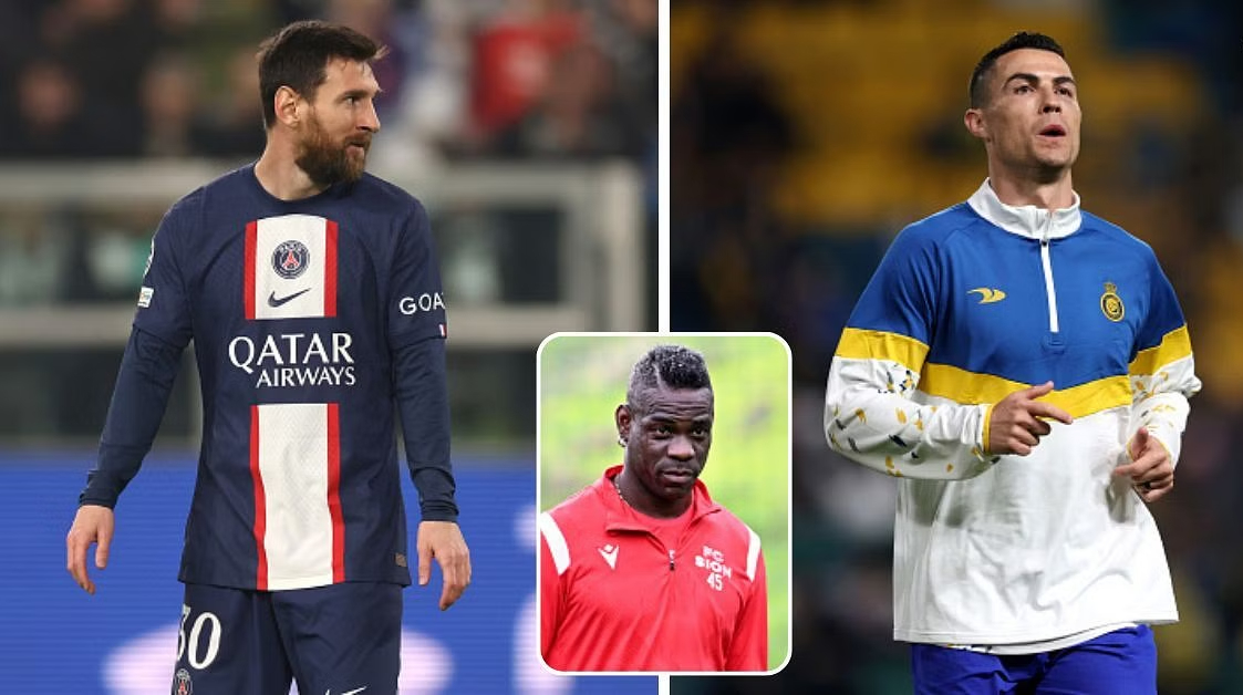 Quand Mario Balotelli choisit entre Lionel Messi et Cristiano Ronaldo