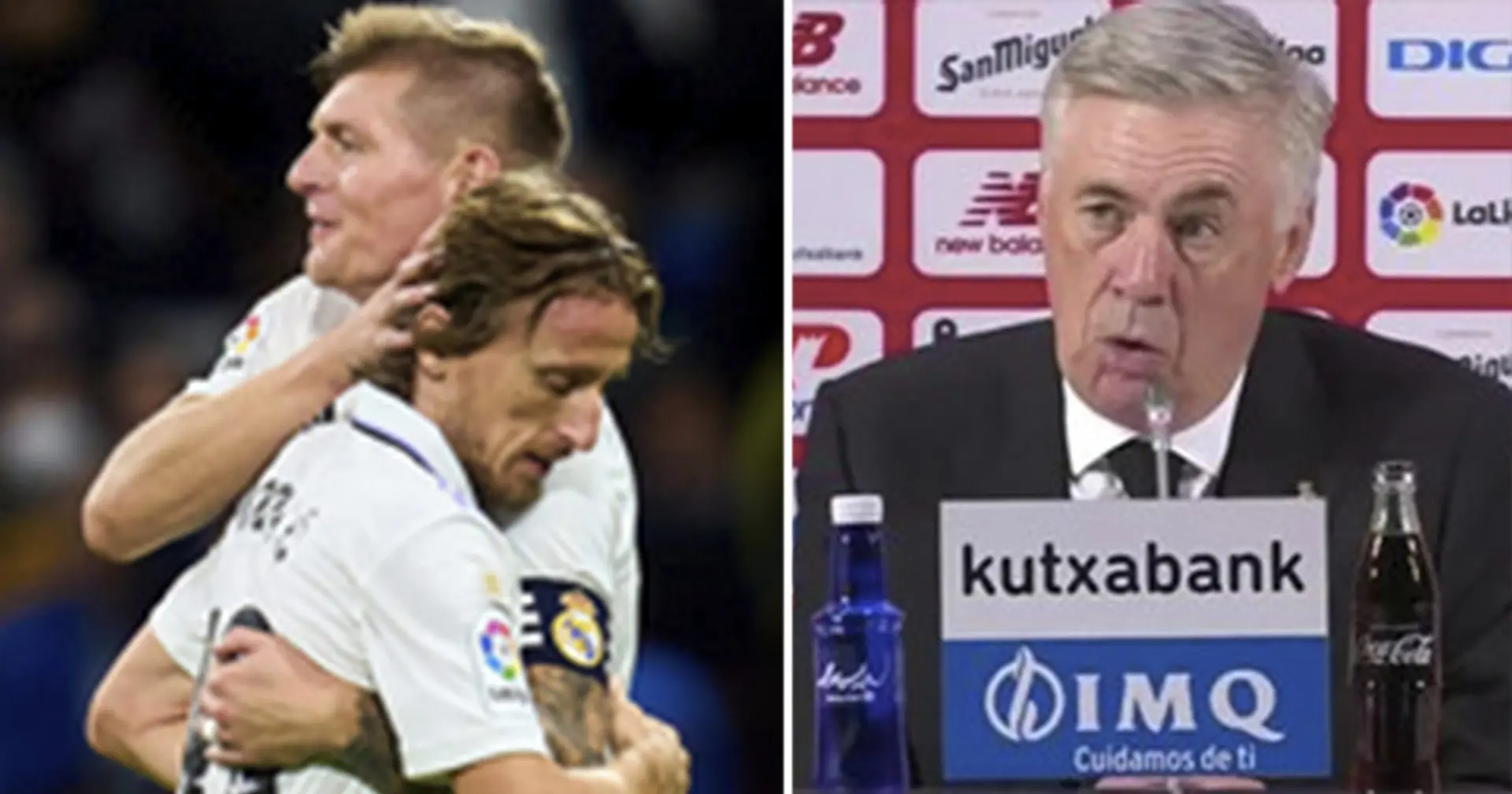 Ancelotti explique pourquoi il a laissé Kroos et Modric sur la touche contre Bilbao