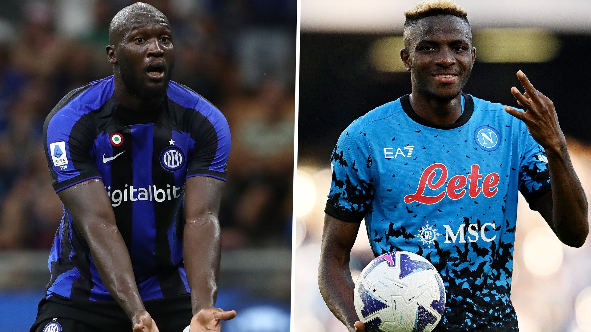 Inter – Napoli : Les compos officielles du choc avec Onana, Osimhen et Lukaku