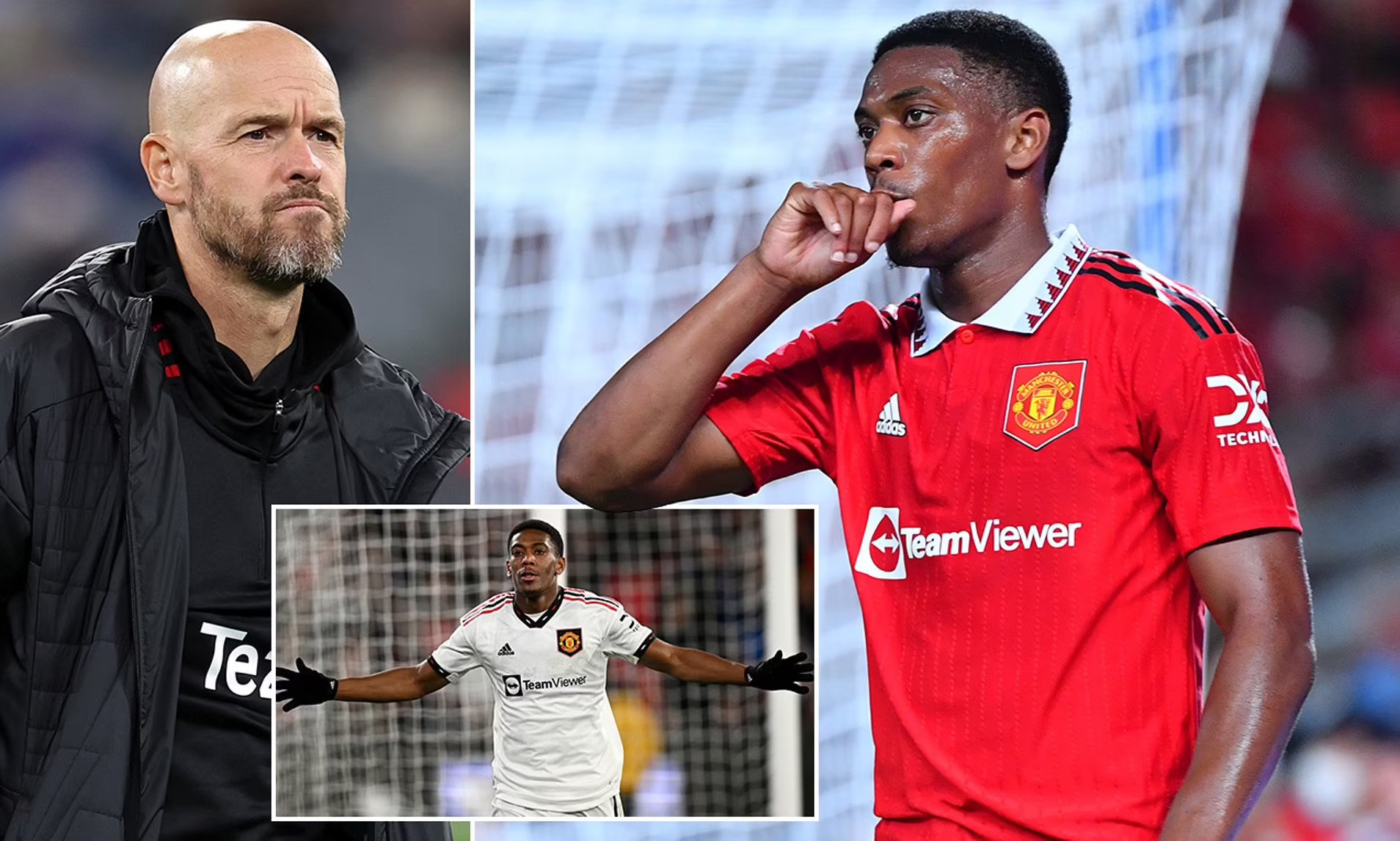 L’aveu de Ten Hag sur Martial : « Il ne peut pas faire face à cela »