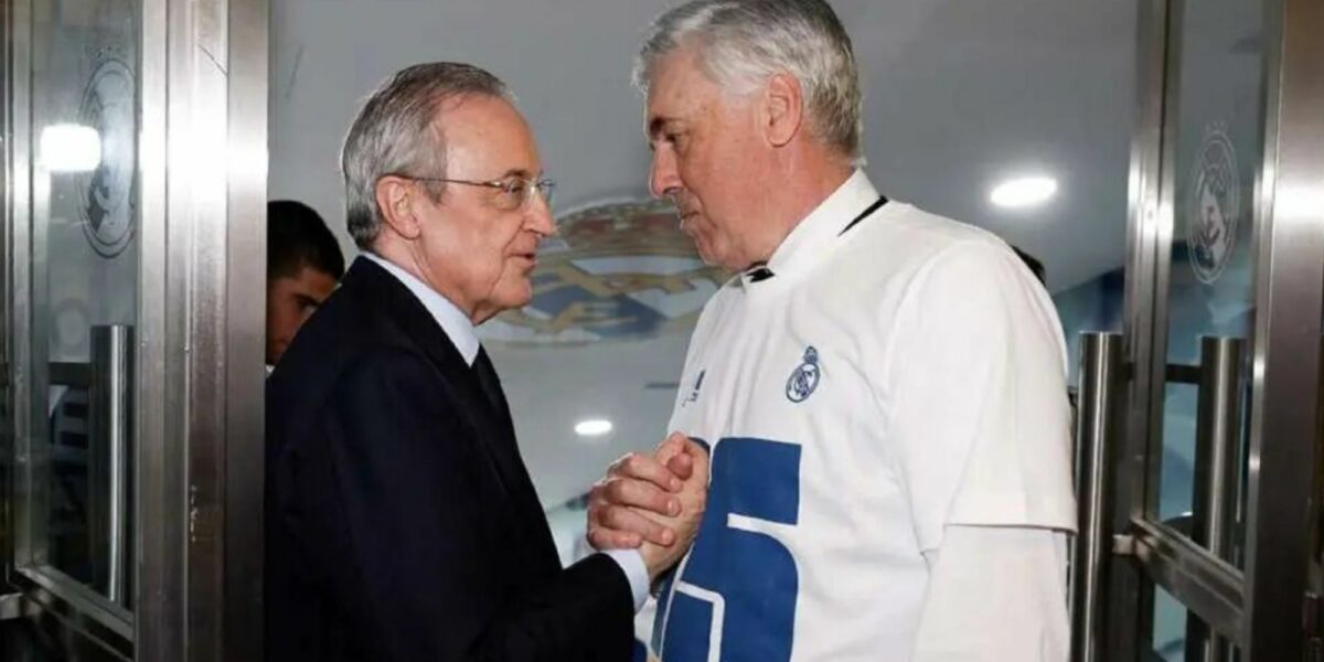 florentino perez y carlo ancelotti