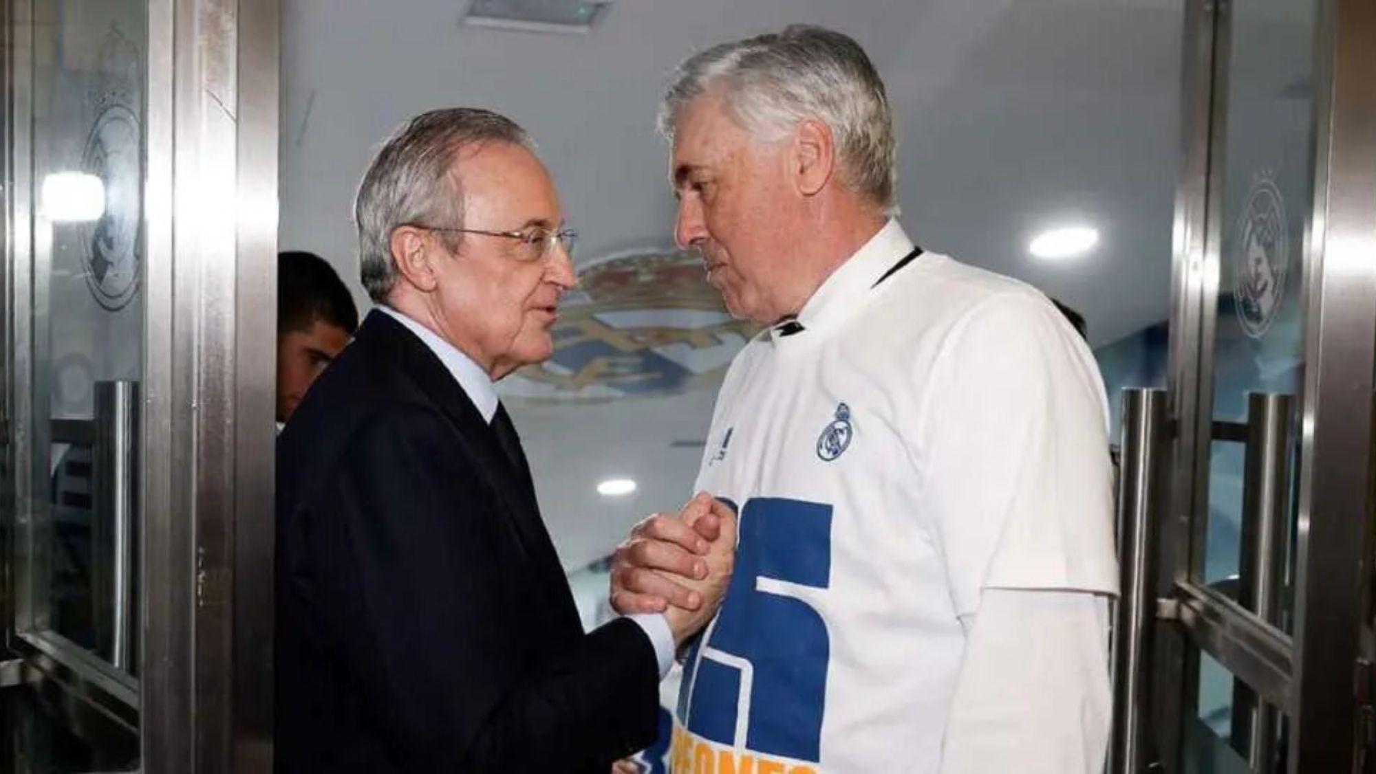 florentino perez y carlo ancelotti