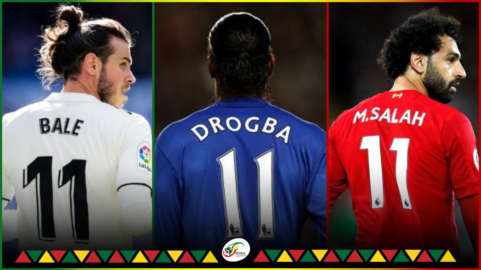Bale 9é, Salah 6é, Drogba 5é… les 10 meilleurs numéros 11 de tous les temps en football