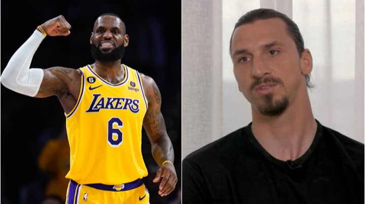 Zlatan Ibrahimovic a eu une réaction des plus froides après que LeBron James lui ait envoyé un maillot