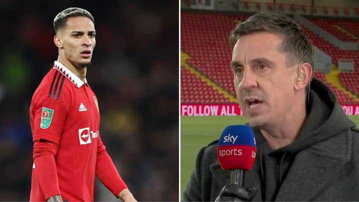 L’absence d’Antony à Man Utd est expliquée et Gary Neville exprime ses inquiétudes