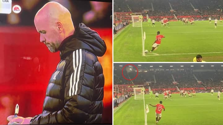 Malacia a tiré le pire corner de tous les temps, la réaction d’Erik ten Hag est inestimable