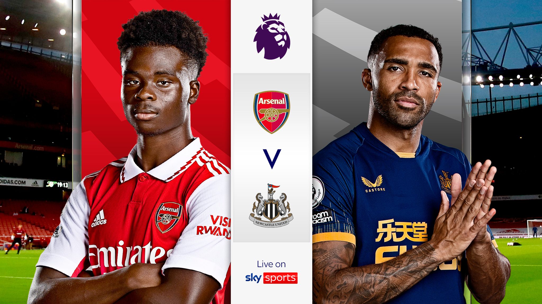 Arsenal – Newcastle : Les compos officielles sont là !