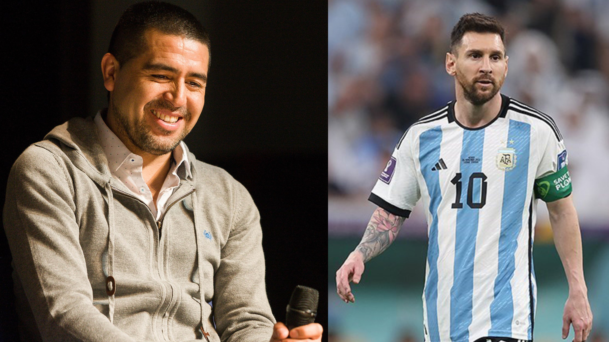 Riquelme réagit à la victoire de Lionel Messi à la Coupe du Monde de la FIFA 2022