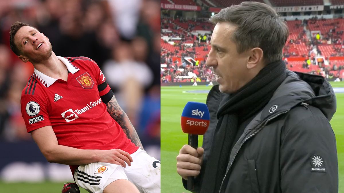 « Nous ne devrions pas rire » : Gary Neville révèle ce que Ten Hag lui a dit à propos de Weghorst