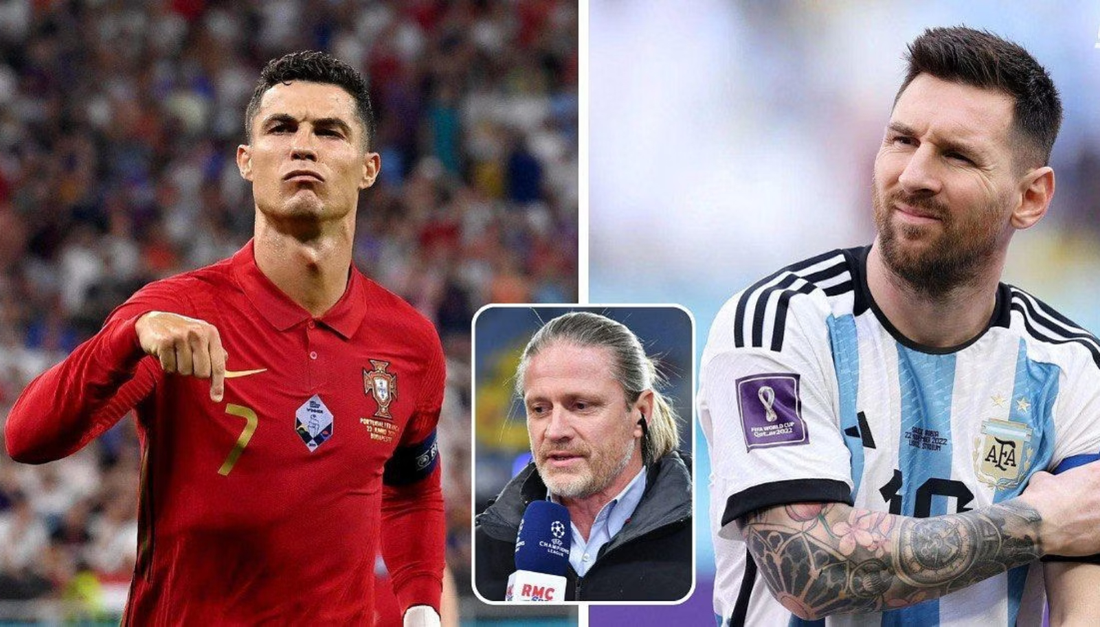 « Ce n’est pas un leader » : Quand Emmanuel Petit a tranché entre Lionel Messi et Cristiano Ronaldo
