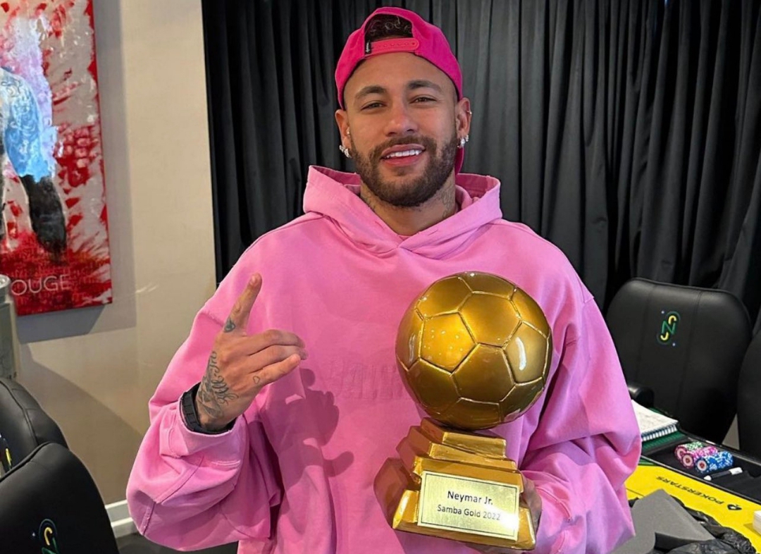 Brésil : Neymar remporte le Samba d’or 2022