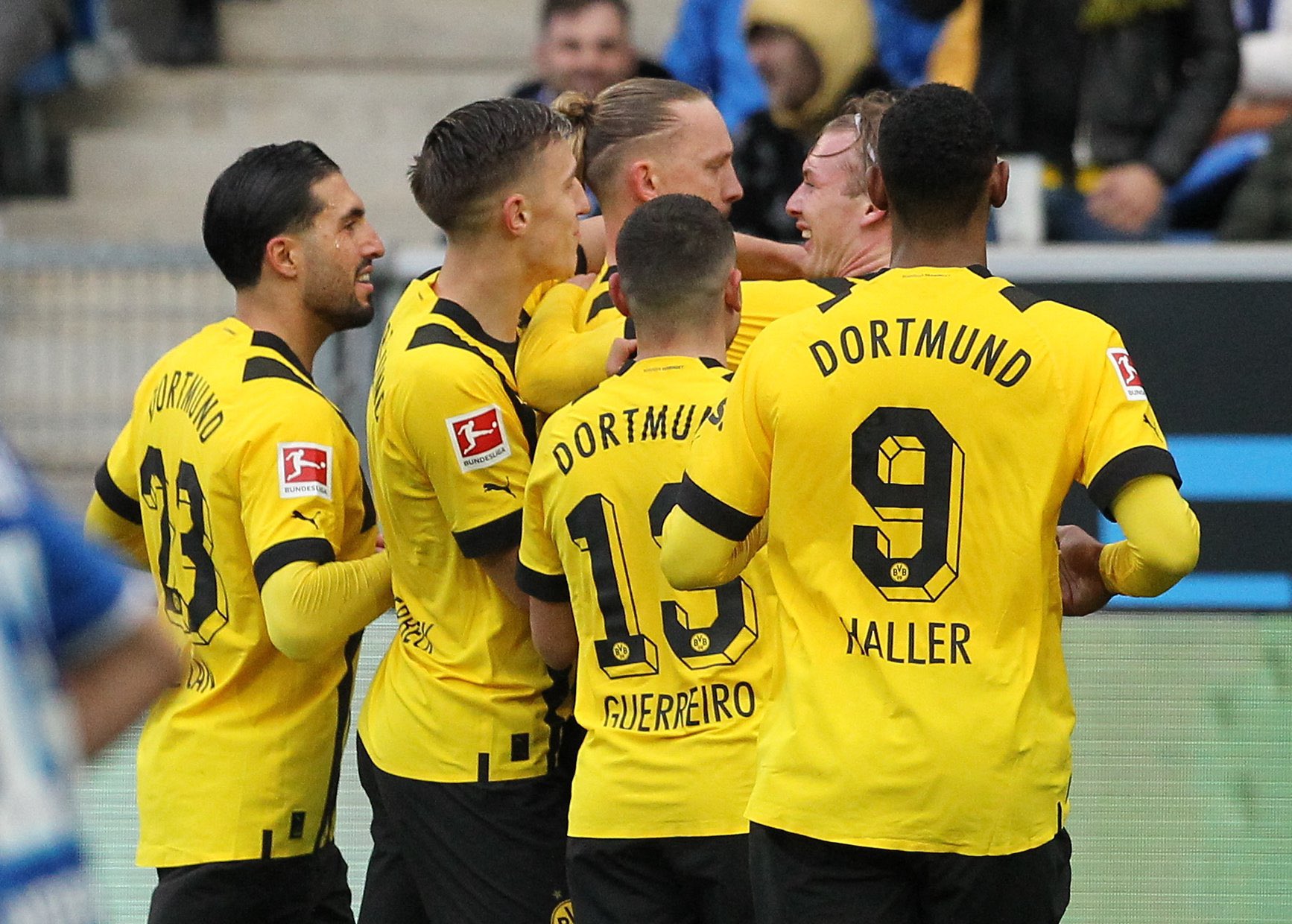 Bundesliga : Brandt offre la victoire à Dortmund face à Hoffenheim