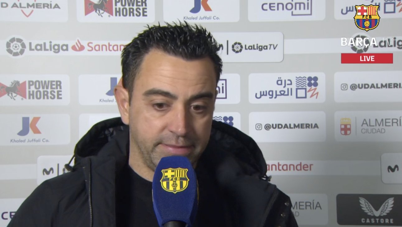 Xavi se lâche après la défaite à Almeria : « Nous avons joué le pire match de la saison »