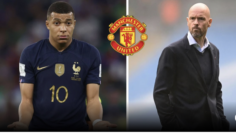 Erik ten Hag réagit alors que les fans de Man Utd lui demandent si Kylian Mbappe rejoindra les Red Devils cet été