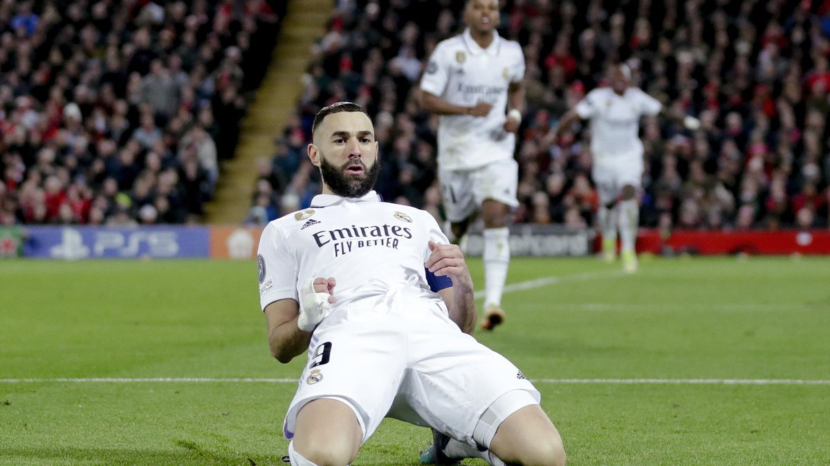 Double buteur face à Liverpool, Benzema établit une performance gigantesque