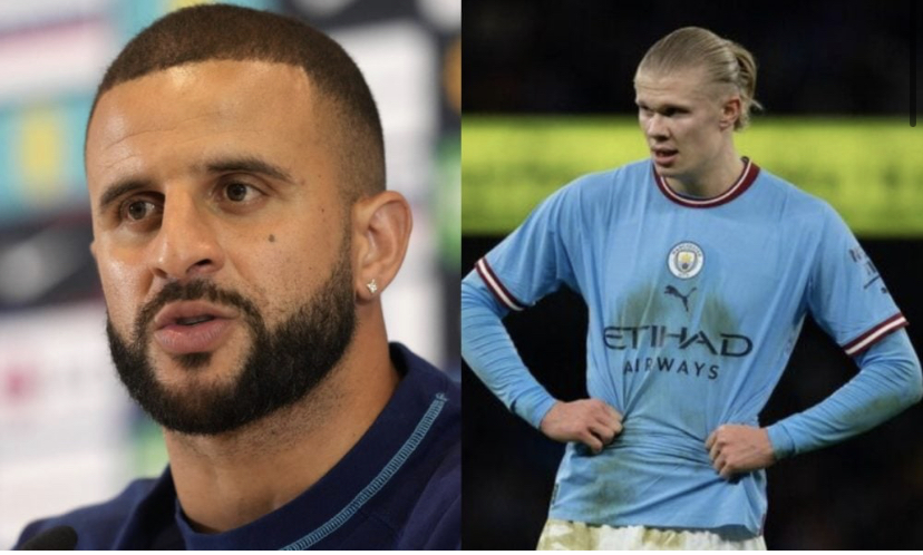 Kyle Walker parle du fait que Man City joue mieux sans Haaland