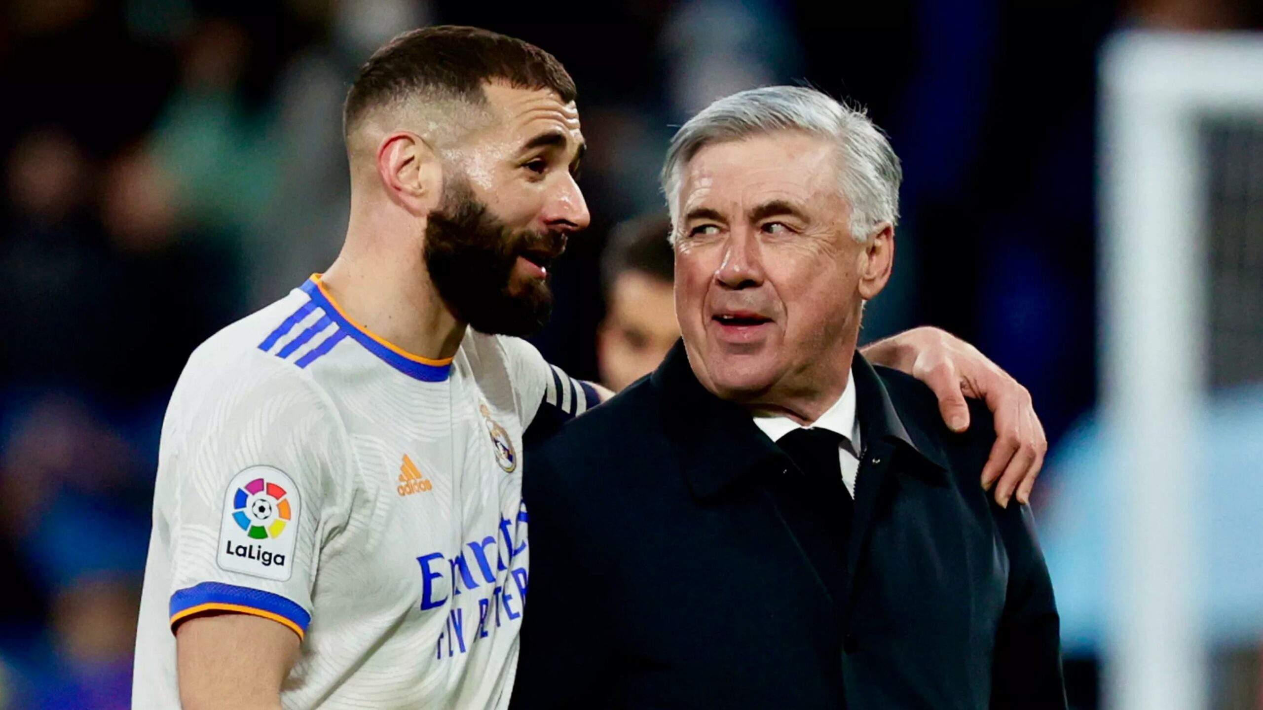 Benzema and Ancelotti scaled