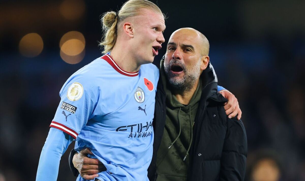 Erling Haaland Pep Guardiola