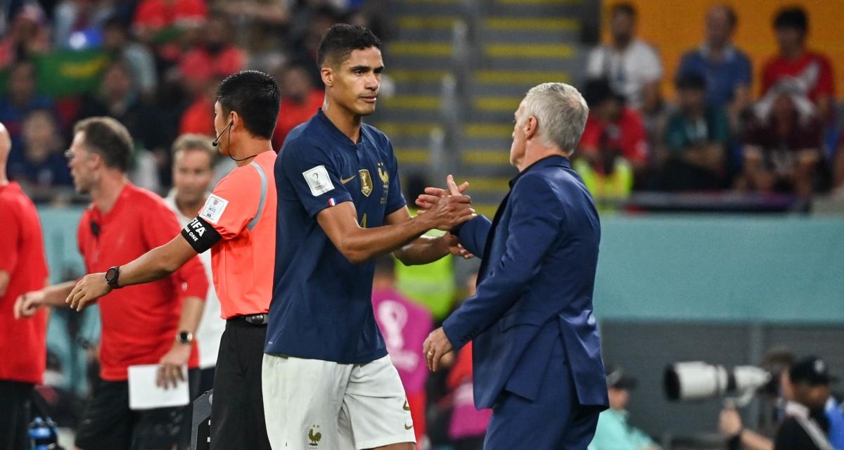 Didier Deschamps réagit après la retraite internationale de Varane