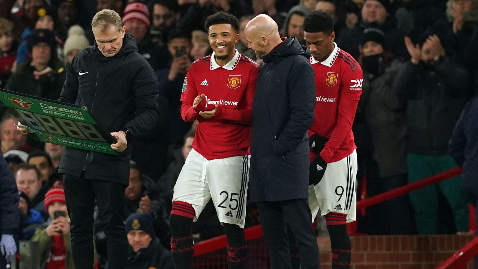 Ten Hag note les performances de Sancho et Martial dans sa dernière victoire