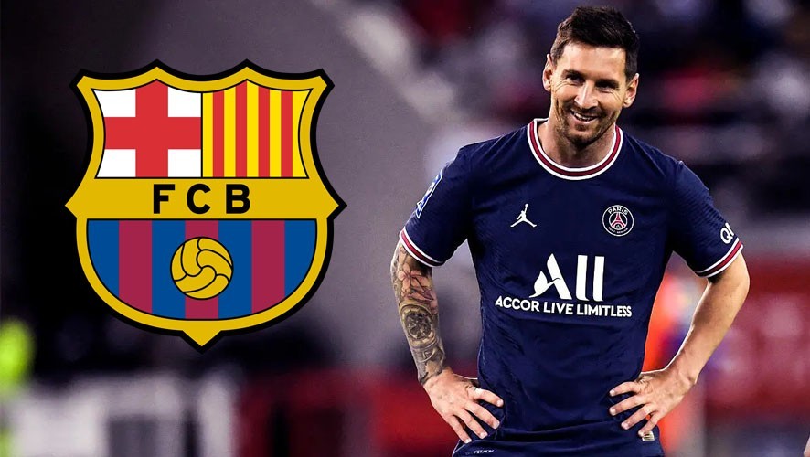 Lionel Messi PSG Barca