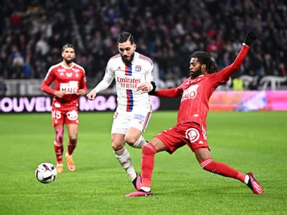 L’Olympique Lyonnais est tenu en échec par Brest en Ligue 1