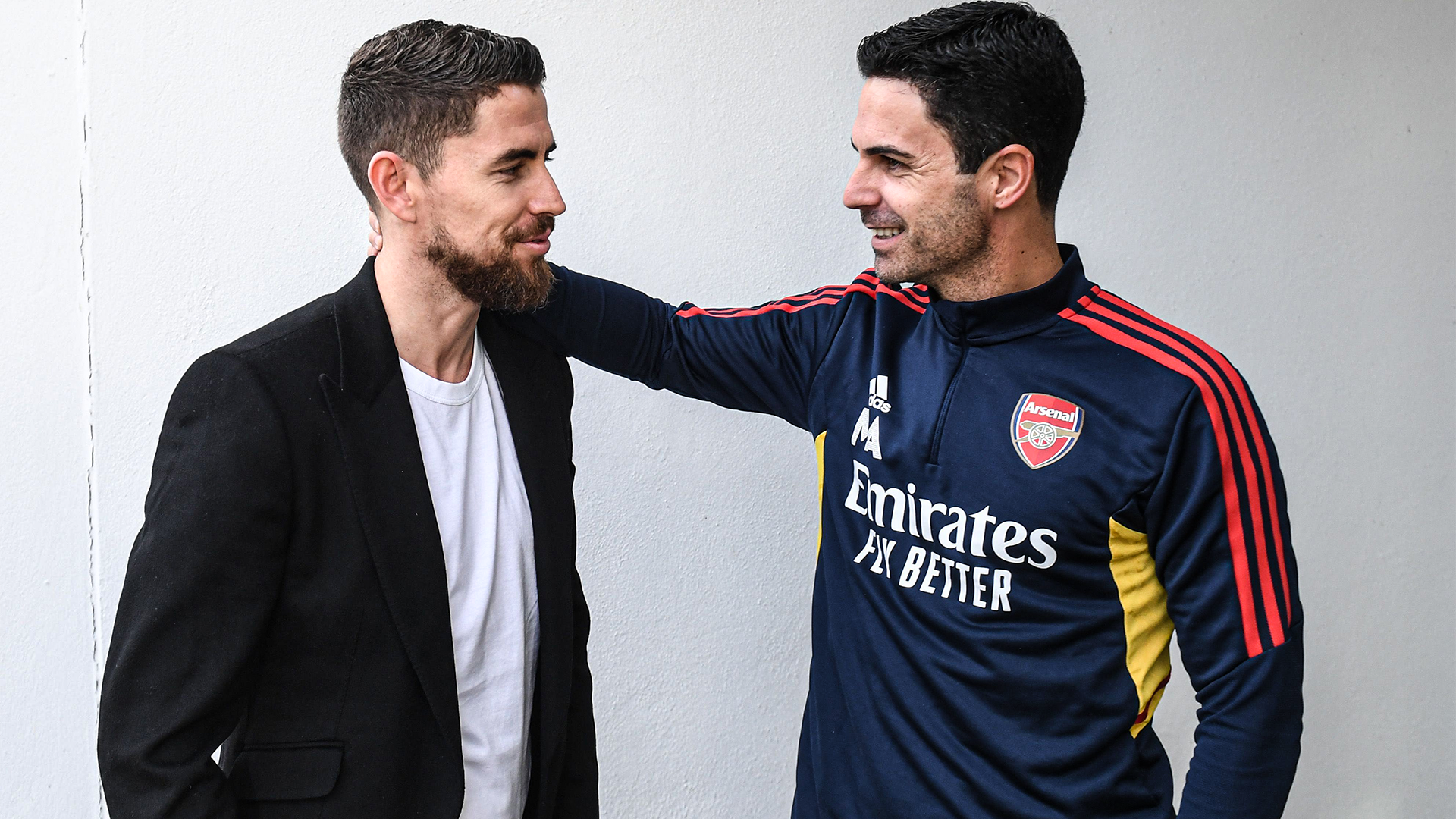 Mikel Arteta Jorginho Arsenal unveiling 2023