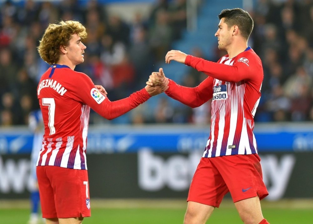 Le duo Morata – Griezmann titulaire, les compos officielles d’Atlético – Cadix