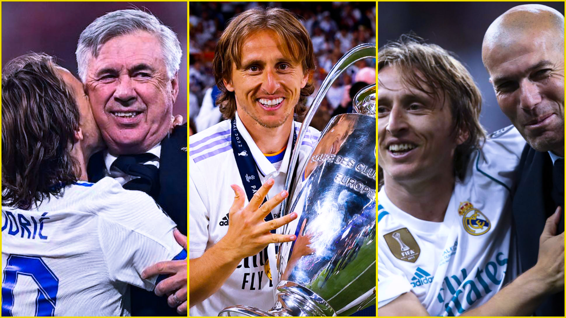 Modric choisit entre Zidane et Ancelotti : «C’est le meilleur coach que j’ai eu au Real Madrid»