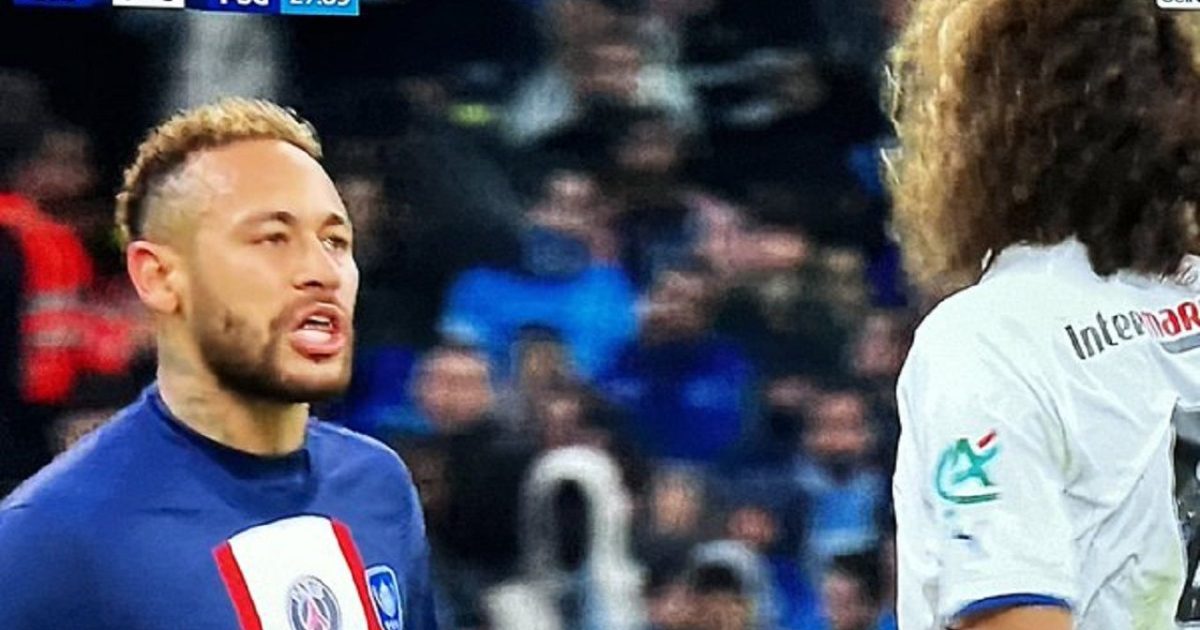 neymar et guendouzi lors de om psg en 8e de finale de coupe de france capture france 3 2880457