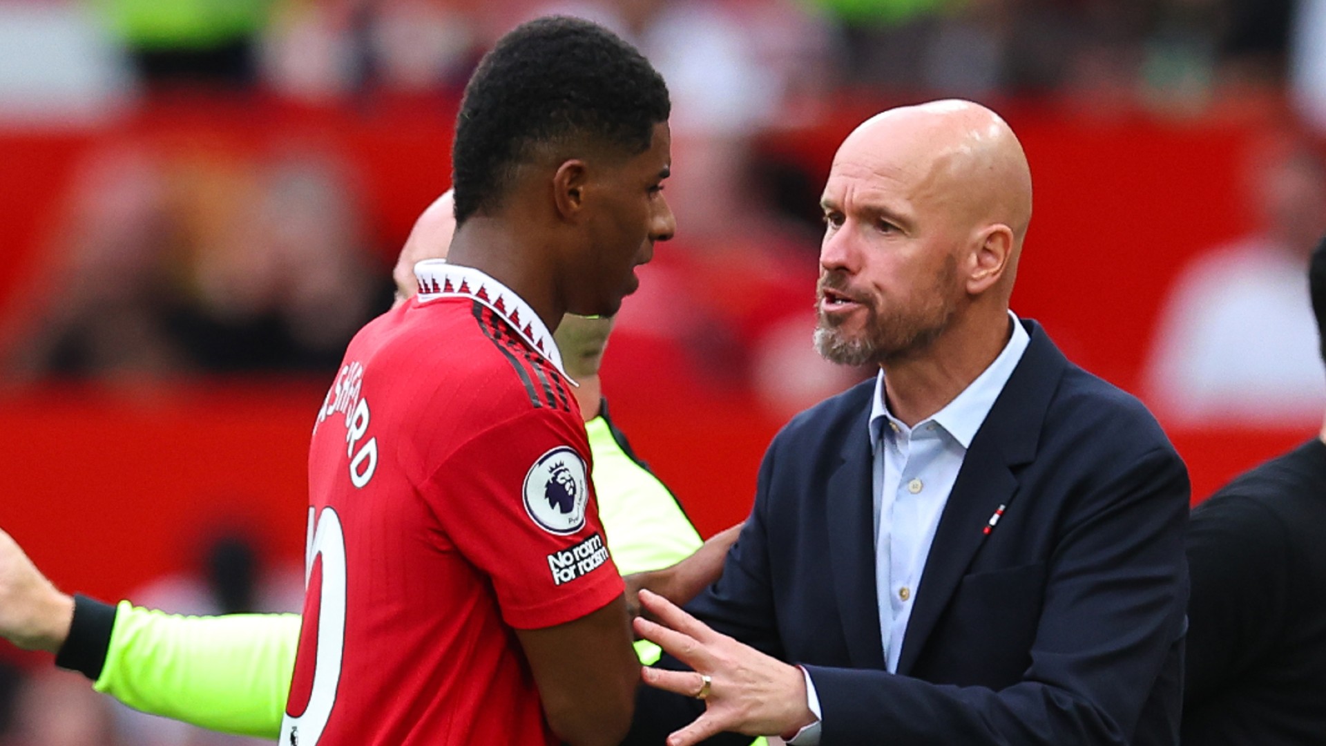 Ten Hag fait allusion à une nouvelle position pour Rashford après le match nul contre Leeds