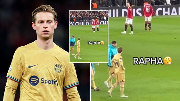 Les fans de Man Utd sont convaincus que De Jong va rejoindre le club cet été après avoir vu sa réaction à la célébration de Varane