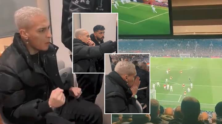 Antony poste une vidéo de célébration de lui-même en train de regarder Man Utd contre Leeds, les fans réagissent brutalement